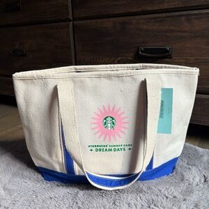 New Starbucks Summer Game Dream Days 2024 Cqnvas Tote